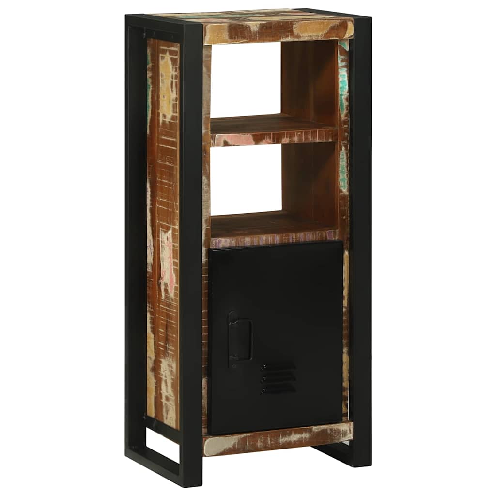 Badezimmerschrank mit Regal Braun Massives upgecyceltes Holz