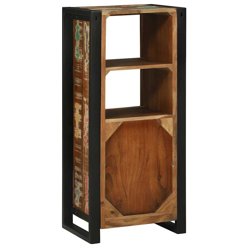 Badezimmerschrank mit Regal Braun Massives upgecyceltes Holz