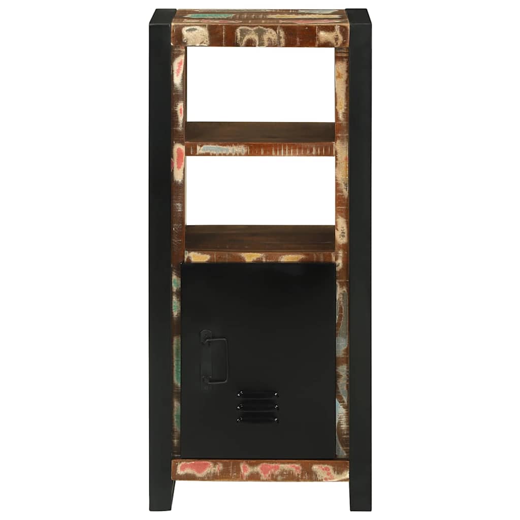 Badezimmerschrank mit Regal Braun Massives upgecyceltes Holz