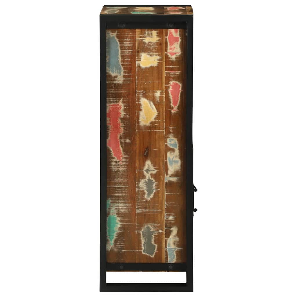 Badezimmerschrank mit Regal Braun Massives upgecyceltes Holz