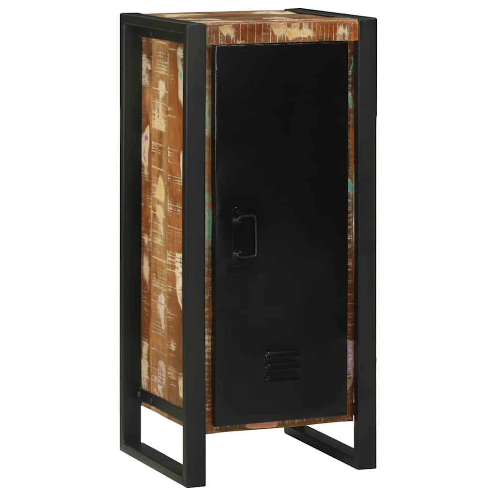 Badezimmerschrank mit Regal Braun Massives upgecyceltes Holz