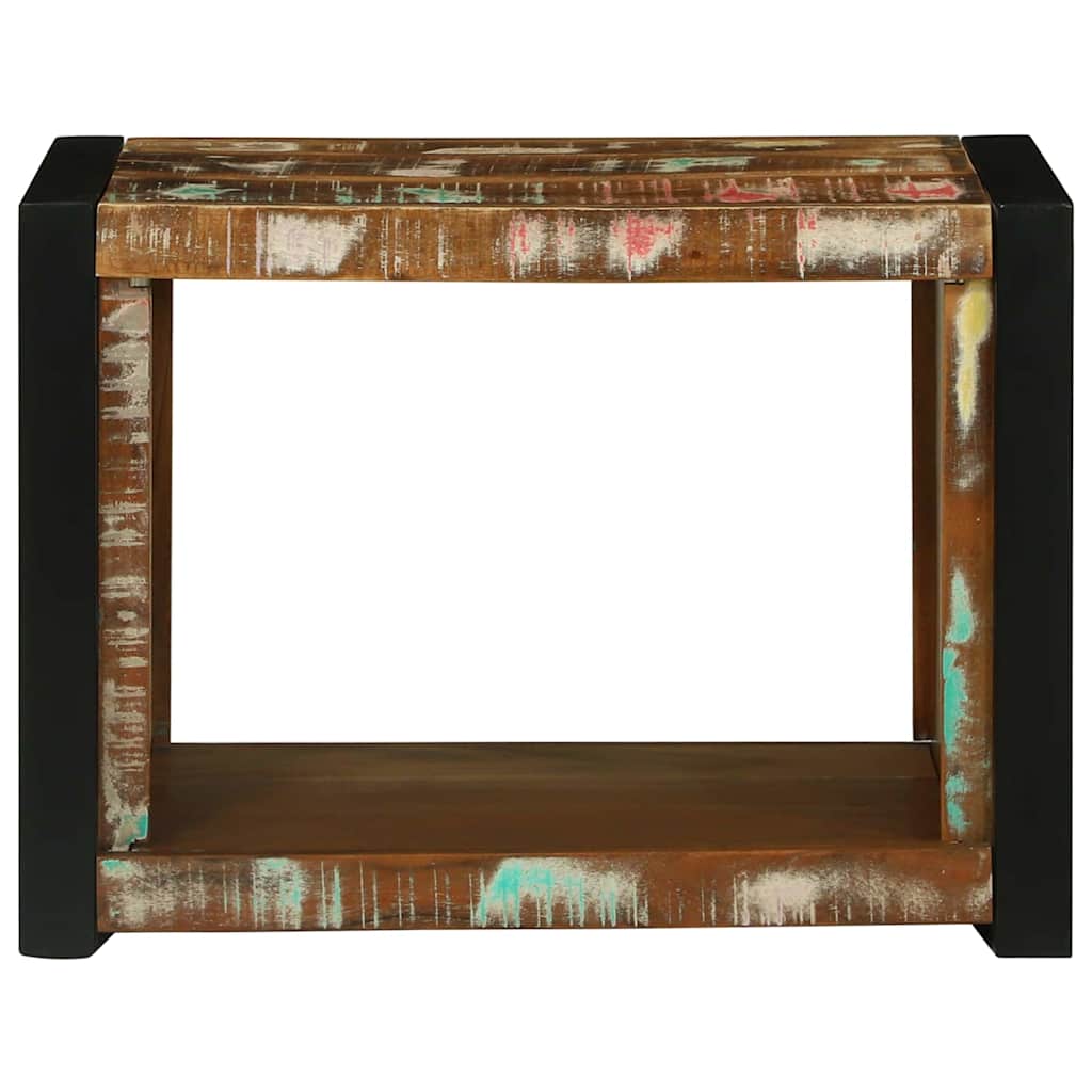 Wandwürfel Braun 55 x 35 x 40 cm Massives upgecyceltes Holz