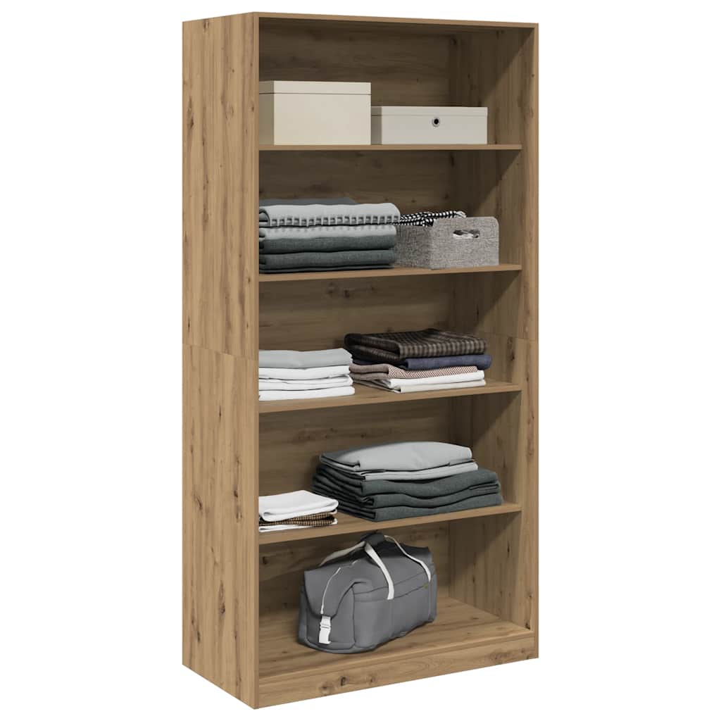 Kleiderschrank Artisan-Eiche 100x50x200 cm Holzwerkstoff