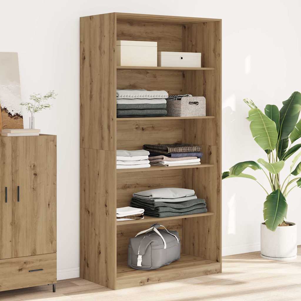 Kleiderschrank Artisan-Eiche 100x50x200 cm Holzwerkstoff