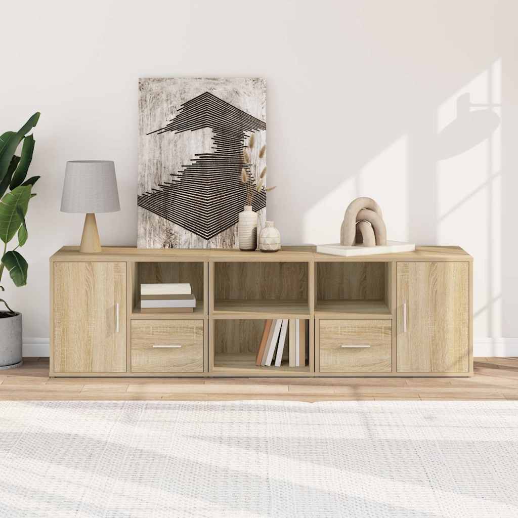 Eckregal Sonoma-Eiche 160x40x45 cm Holzwerkstoff