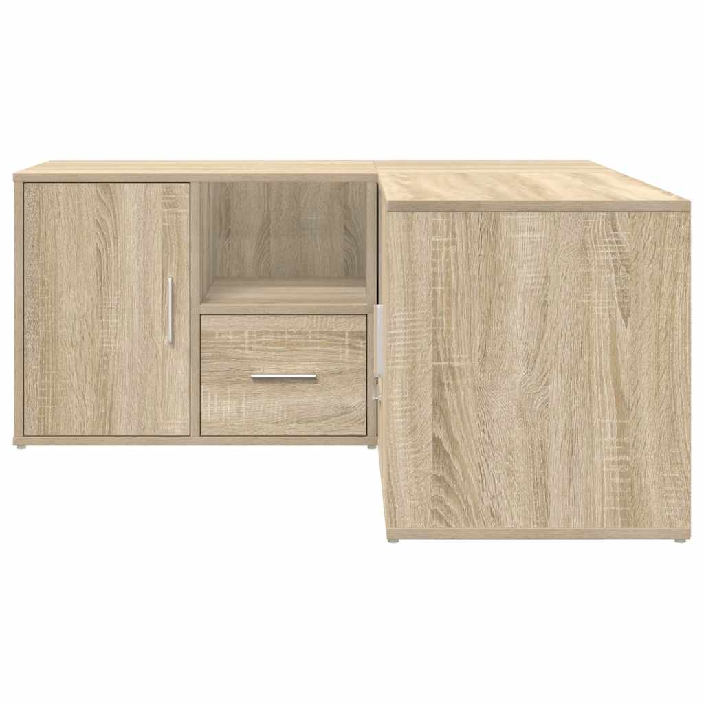 Eckregal Sonoma-Eiche 160x40x45 cm Holzwerkstoff