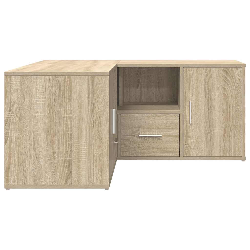 Eckregal Sonoma-Eiche 160x40x45 cm Holzwerkstoff
