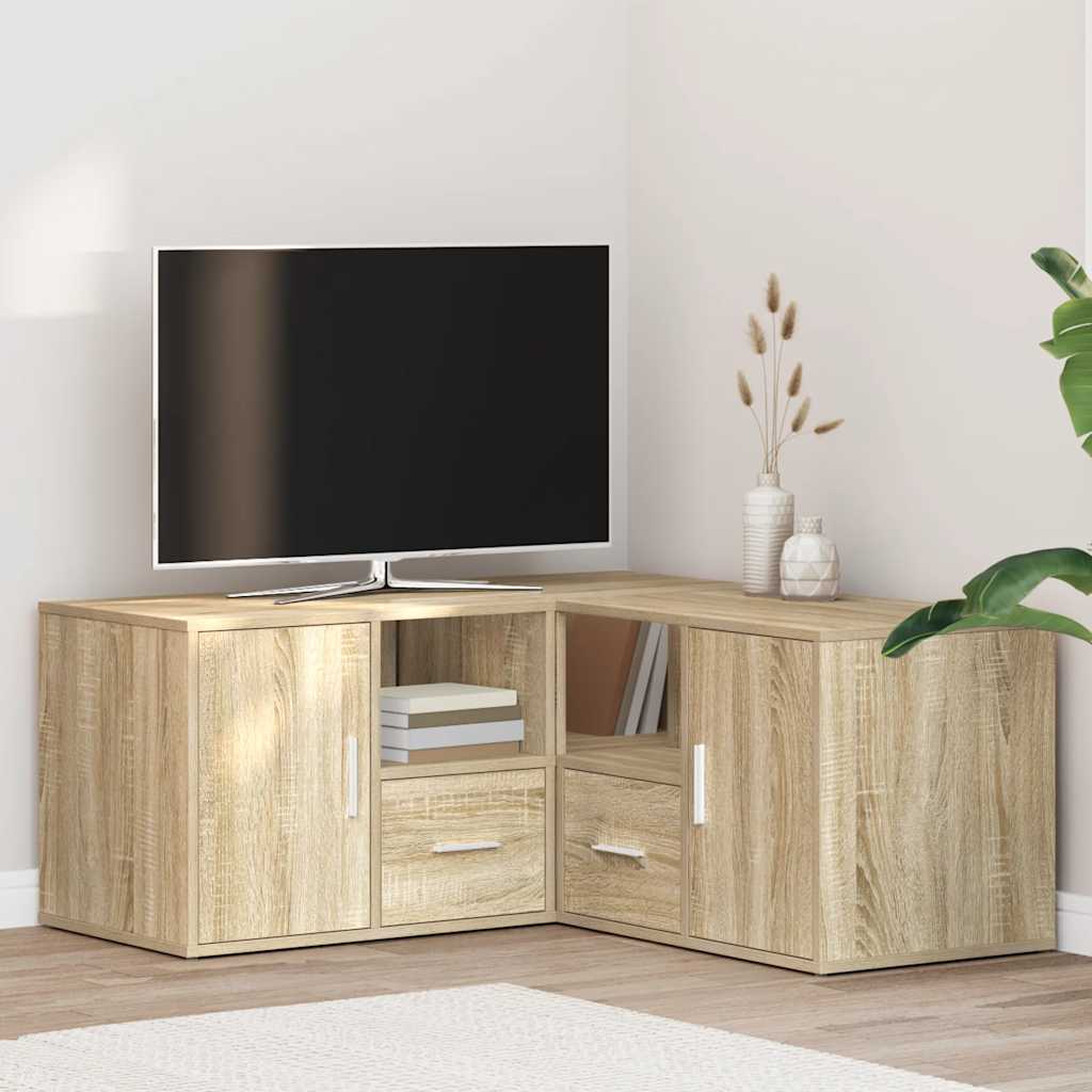 Eckregal Sonoma-Eiche 160x40x45 cm Holzwerkstoff
