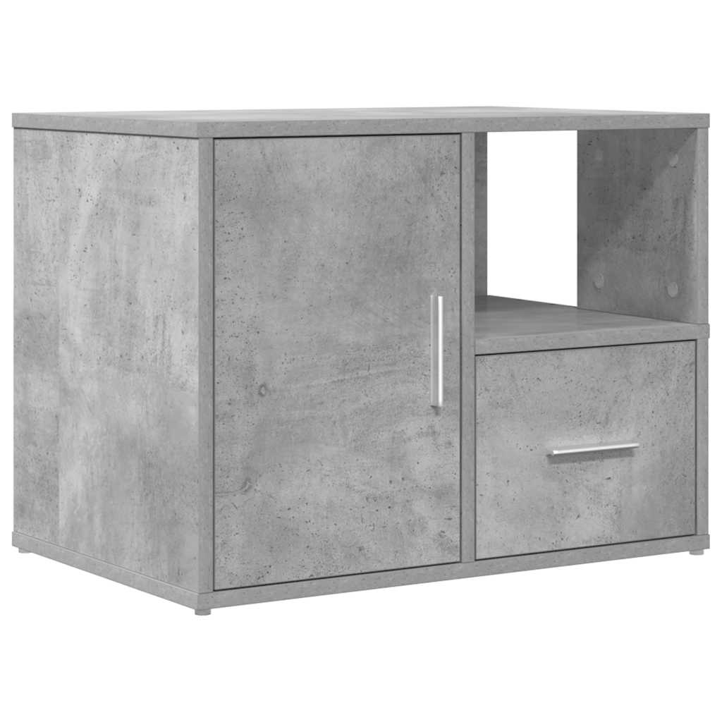 Eckregal Betongrau 160x40x45 cm Holzwerkstoff