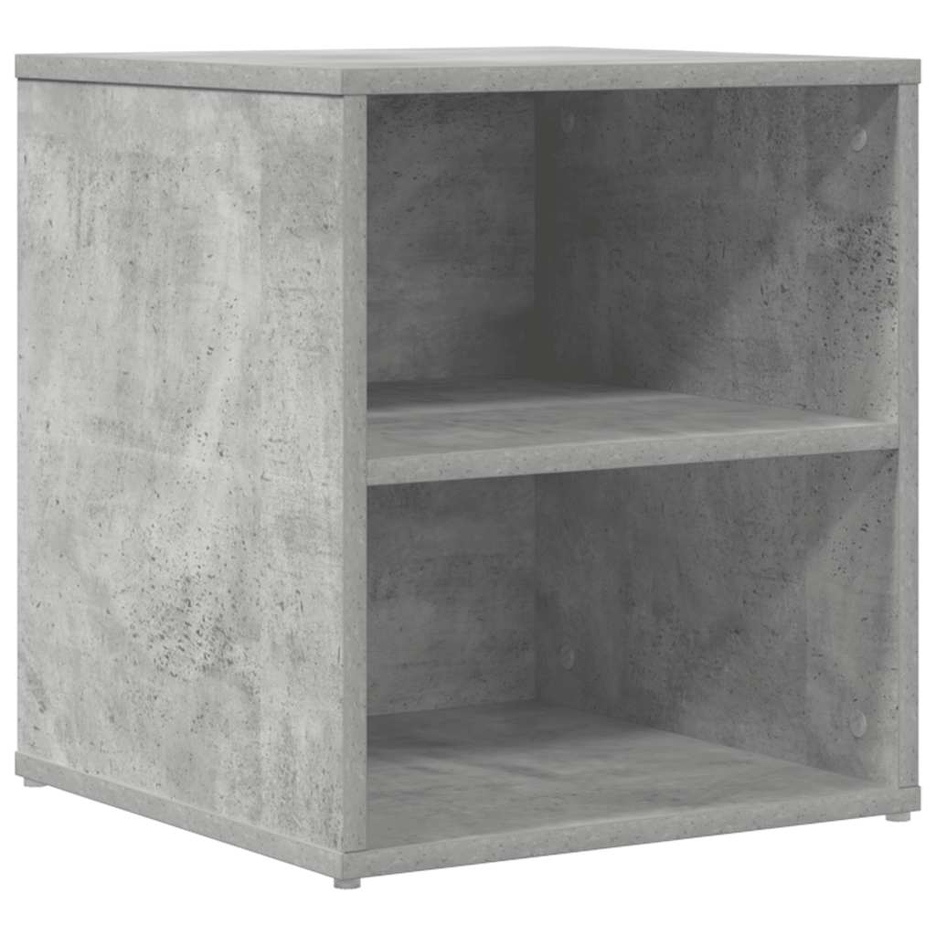 Eckregal Betongrau 160x40x45 cm Holzwerkstoff