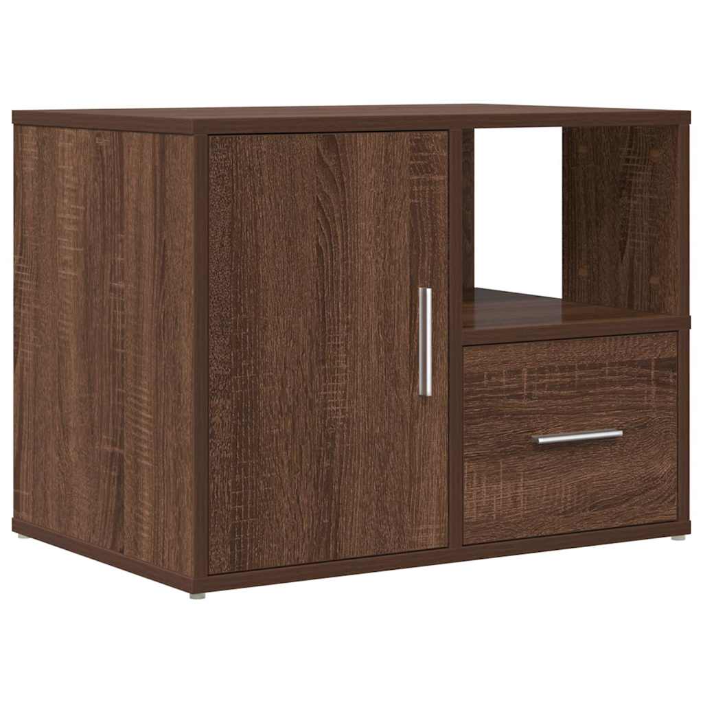 Eckregal Braun Eichen-Optik 160x40x45 cm Holzwerkstoff