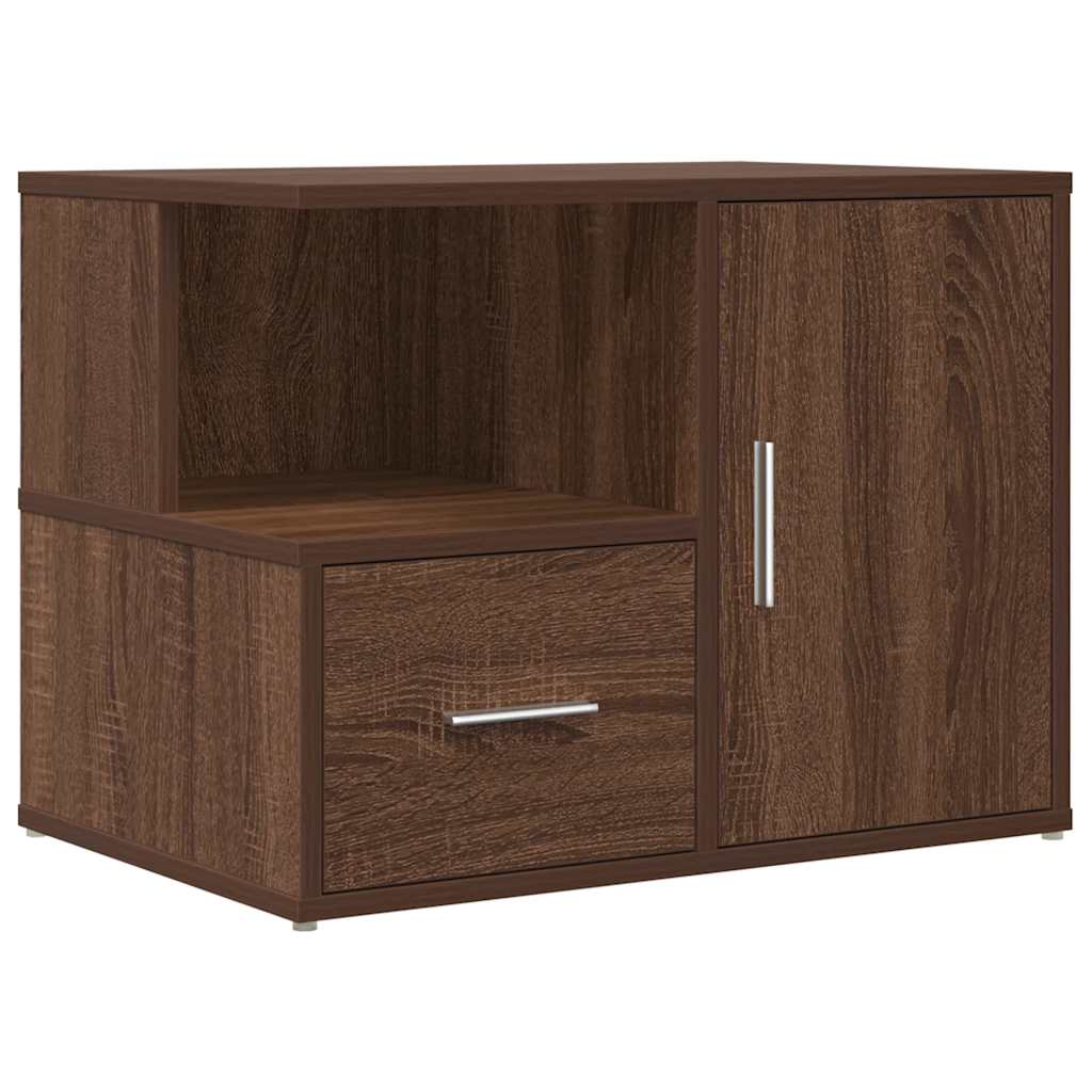 Eckregal Braun Eichen-Optik 160x40x45 cm Holzwerkstoff