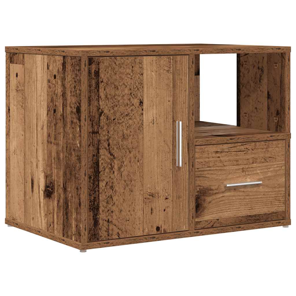 Eckregal Altholz-Optik 160x40x45 cm Holzwerkstoff
