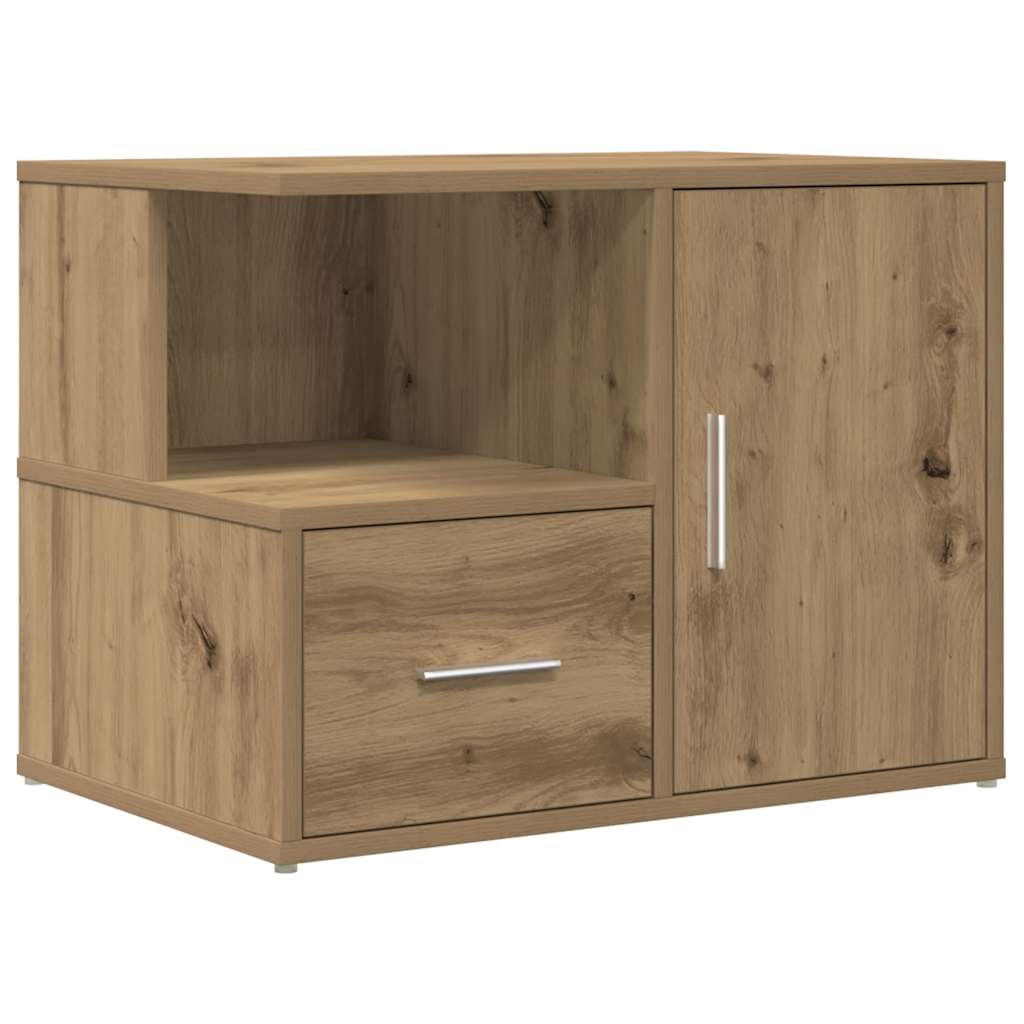 Eckregal Artisan-Eichen-Optik 160x40x45 cm Holzwerkstoff