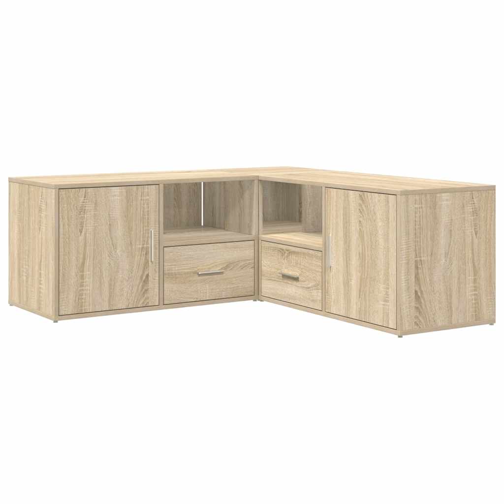 Eckregal Sonoma-Eiche 200x40x45 cm Holzwerkstoff