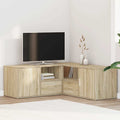 Eckregal Sonoma-Eiche 200x40x45 cm Holzwerkstoff