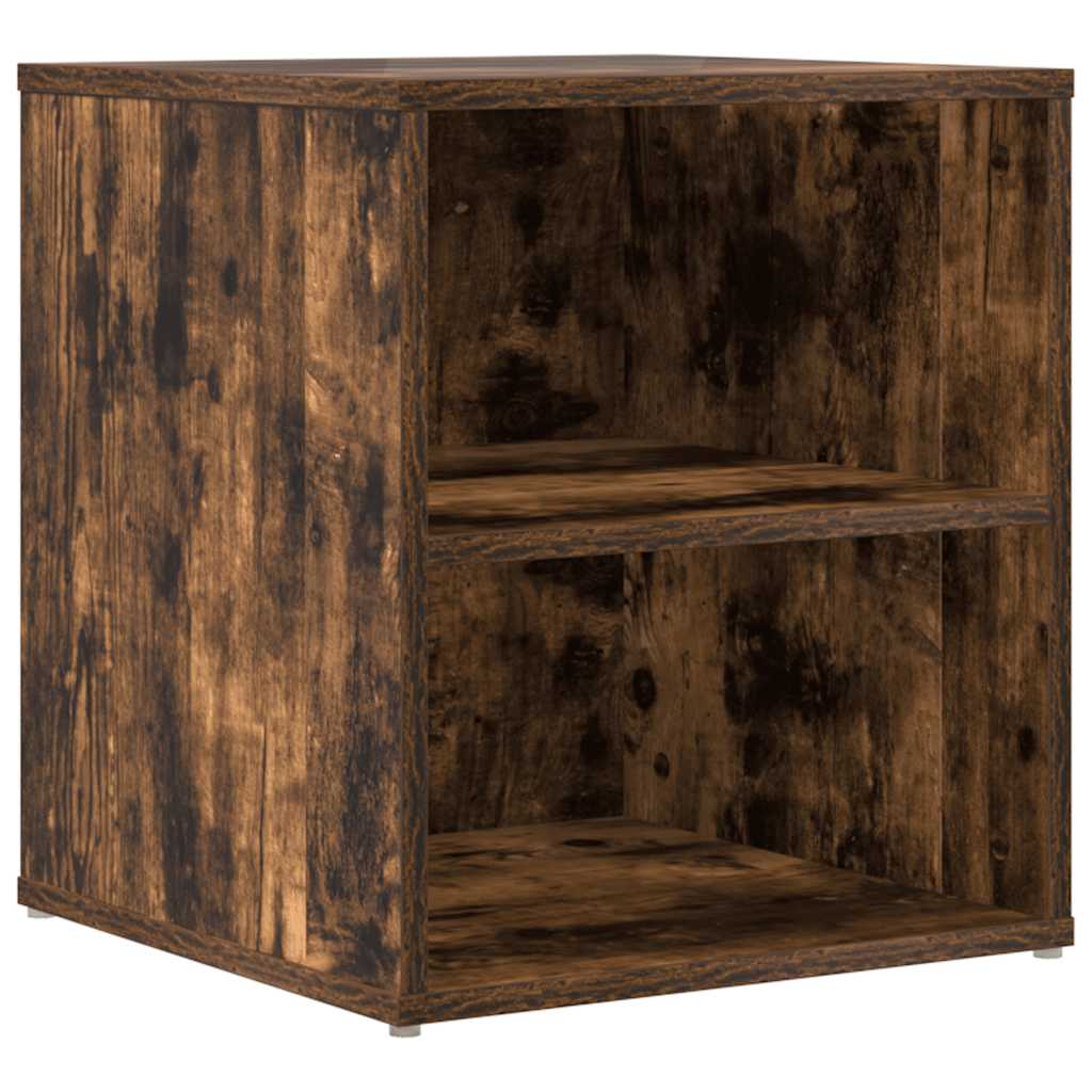 Eckregal Räuchereiche 200x40x45 cm Holzwerkstoff