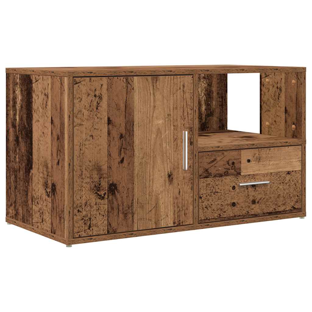 Eckregal Altholz-Optik 200x40x45 cm Holzwerkstoff