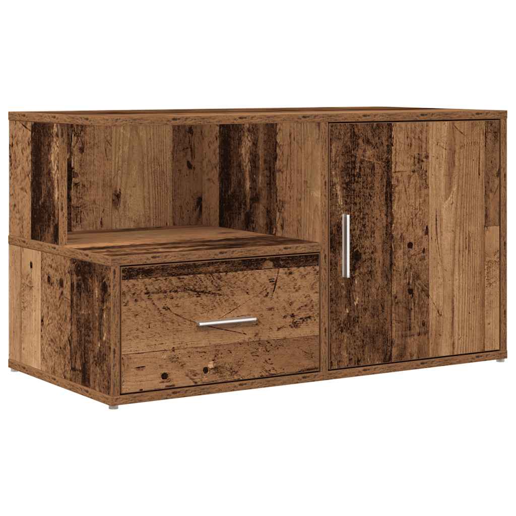Eckregal Altholz-Optik 200x40x45 cm Holzwerkstoff