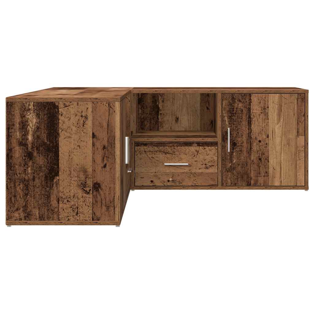 Eckregal Altholz-Optik 200x40x45 cm Holzwerkstoff