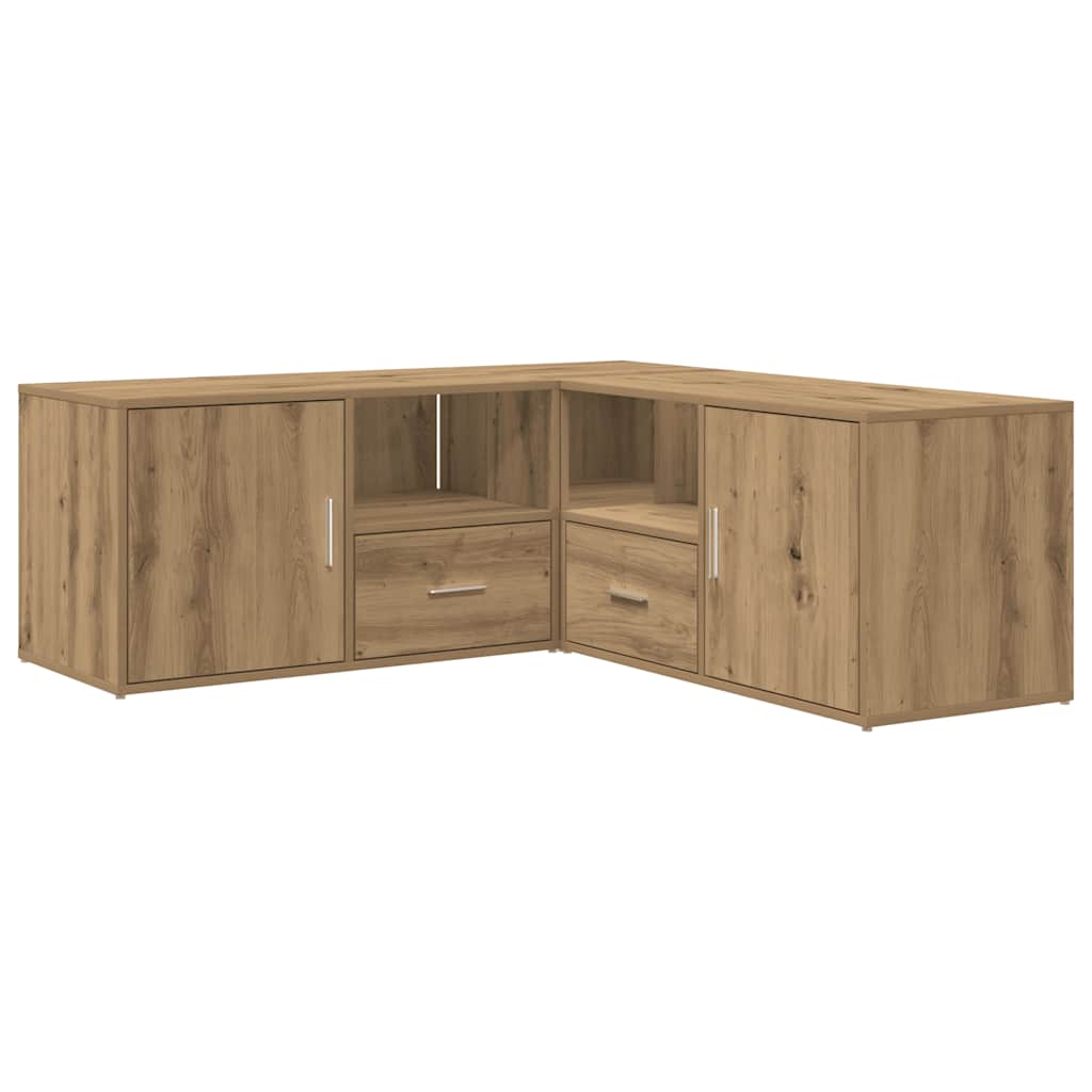 Eckregal Artisan-Eiche 200x40x45 cm Holzwerkstoff