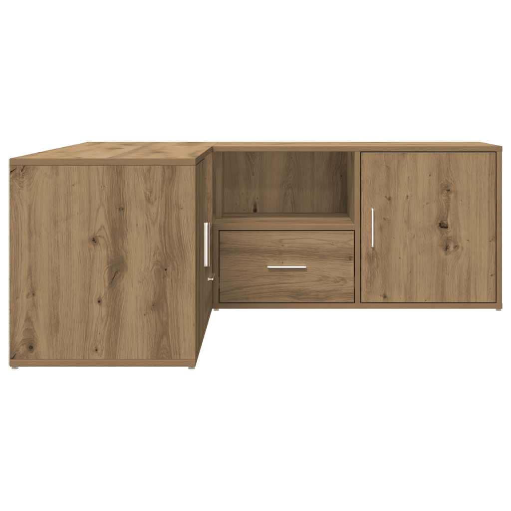 Eckregal Artisan-Eiche 200x40x45 cm Holzwerkstoff