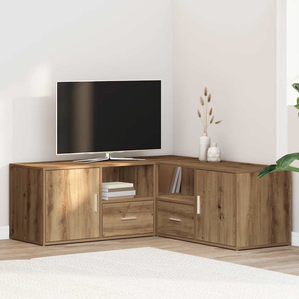Eckregal Artisan-Eiche 200x40x45 cm Holzwerkstoff