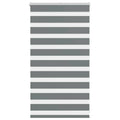 Doppelrollo Dunkelgrau 90x100 cm Stoffbreite 85,9 cm Polyester