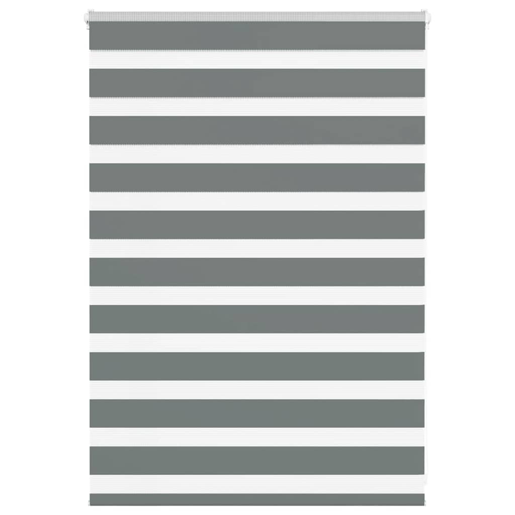 Doppelrollo Dunkelgrau 100x100 cm Stoffbreite 95,9 cm Polyester