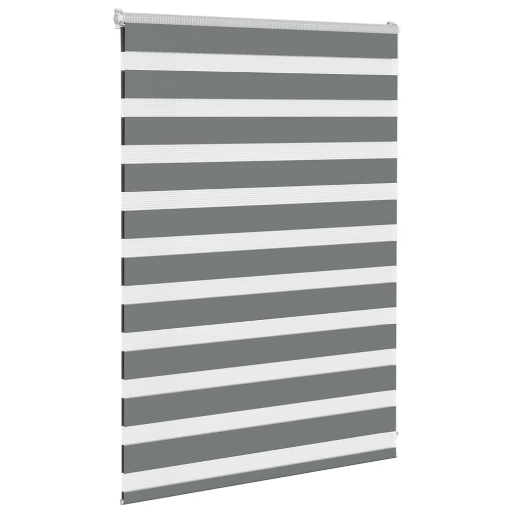 Doppelrollo Dunkelgrau 105x100 cm Stoffbreite 100,9 cm Polyester
