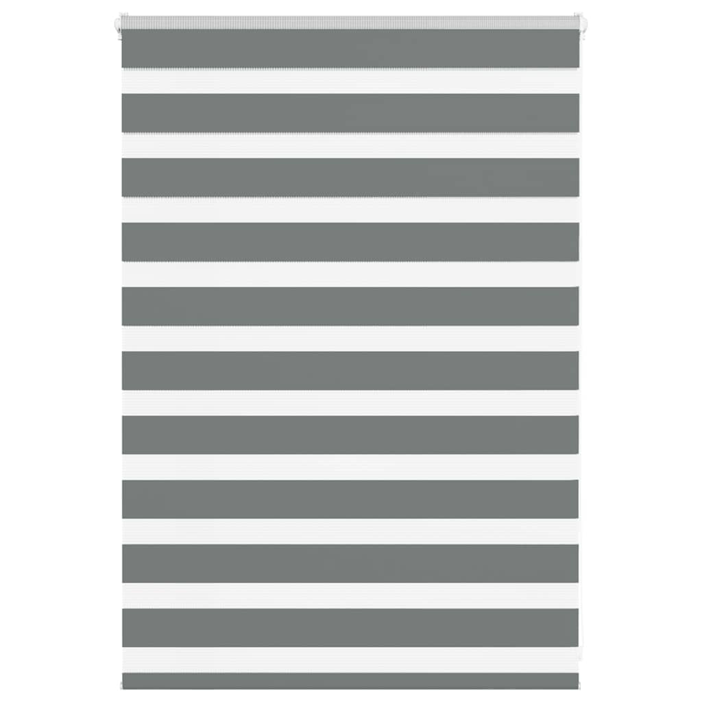 Doppelrollo Dunkelgrau 115x100 cm Stoffbreite 110,9 cm Polyester