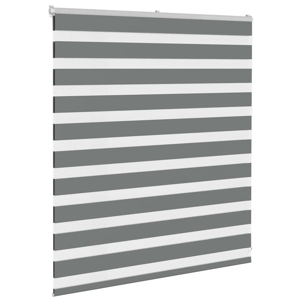 Doppelrollo Dunkelgrau 120x100 cm Stoffbreite 115,9 cm Polyester