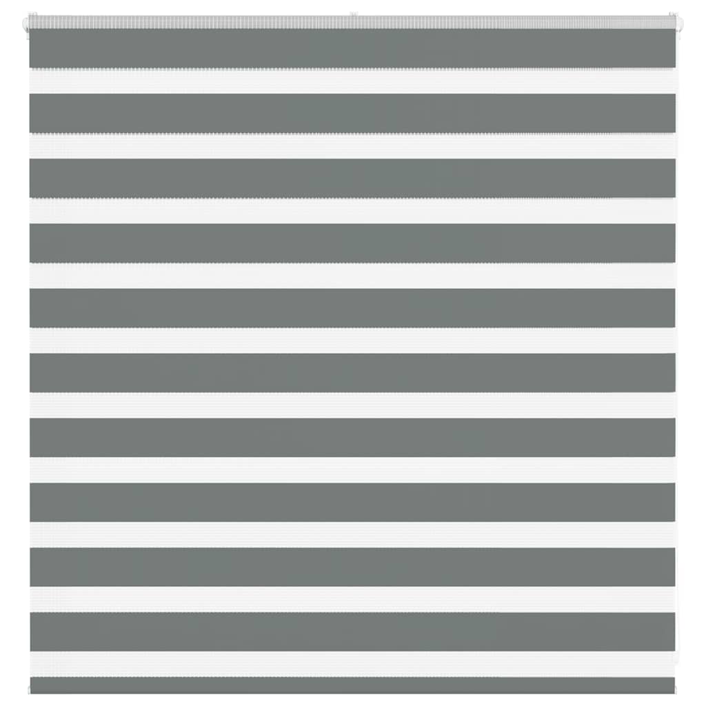 Doppelrollo Dunkelgrau 140x100 cm Stoffbreite 135,9 cm Polyester