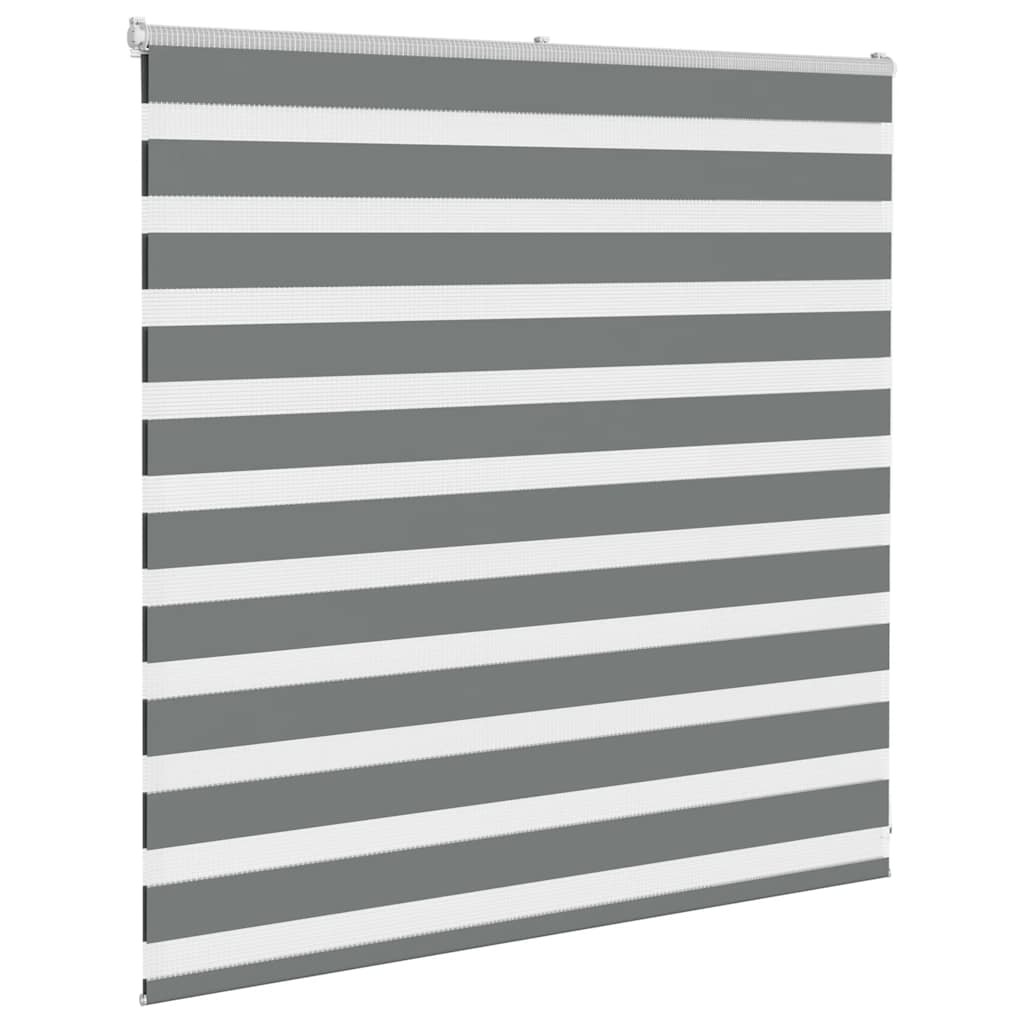 Doppelrollo Dunkelgrau 145x100 cm Stoffbreite 140,9 cm Polyester
