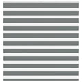 Doppelrollo Dunkelgrau 150x100 cm Stoffbreite 145,9 cm Polyester