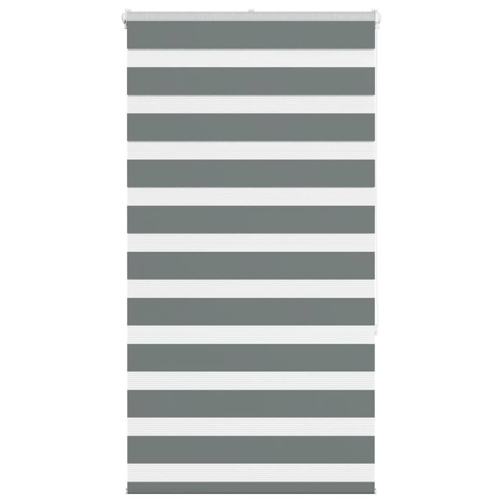 Doppelrollo Dunkelgrau 70x150 cm Stoffbreite 65,9 cm Polyester