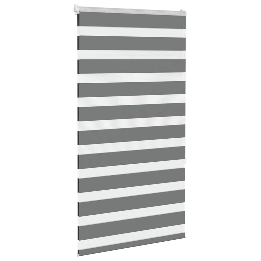 Doppelrollo Dunkelgrau 70x150 cm Stoffbreite 65,9 cm Polyester