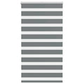 Doppelrollo Dunkelgrau 75x150 cm Stoffbreite 70,9 cm Polyester