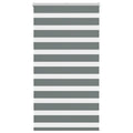 Doppelrollo Dunkelgrau 90x150 cm Stoffbreite 85,9 cm Polyester