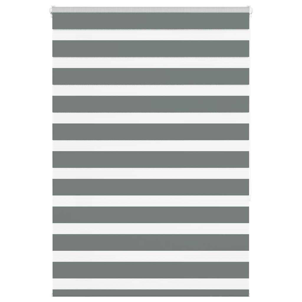 Doppelrollo Dunkelgrau 100x150 cm Stoffbreite 95,9 cm Polyester