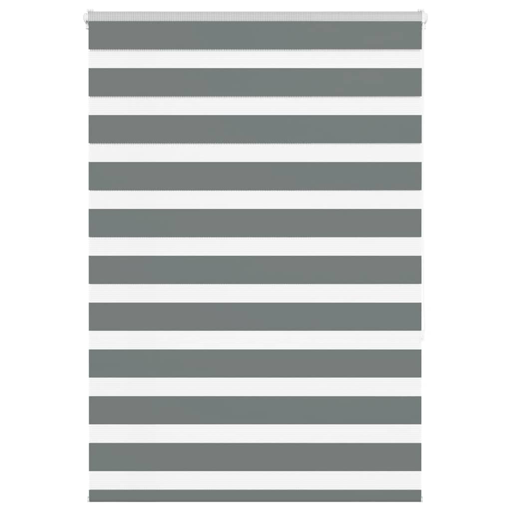 Doppelrollo Dunkelgrau 115x150 cm Stoffbreite 110,9 cm Polyester