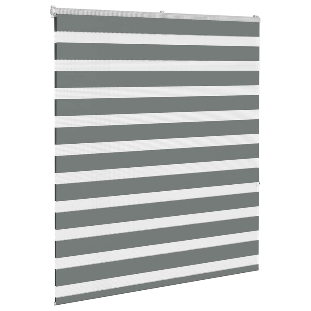 Doppelrollo Dunkelgrau 120x150 cm Stoffbreite 115,9 cm Polyester