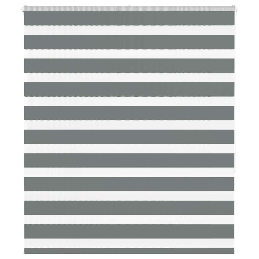 Doppelrollo Dunkelgrau 125x150 cm Stoffbreite 120,9 cm Polyester