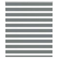 Doppelrollo Dunkelgrau 125x150 cm Stoffbreite 120,9 cm Polyester