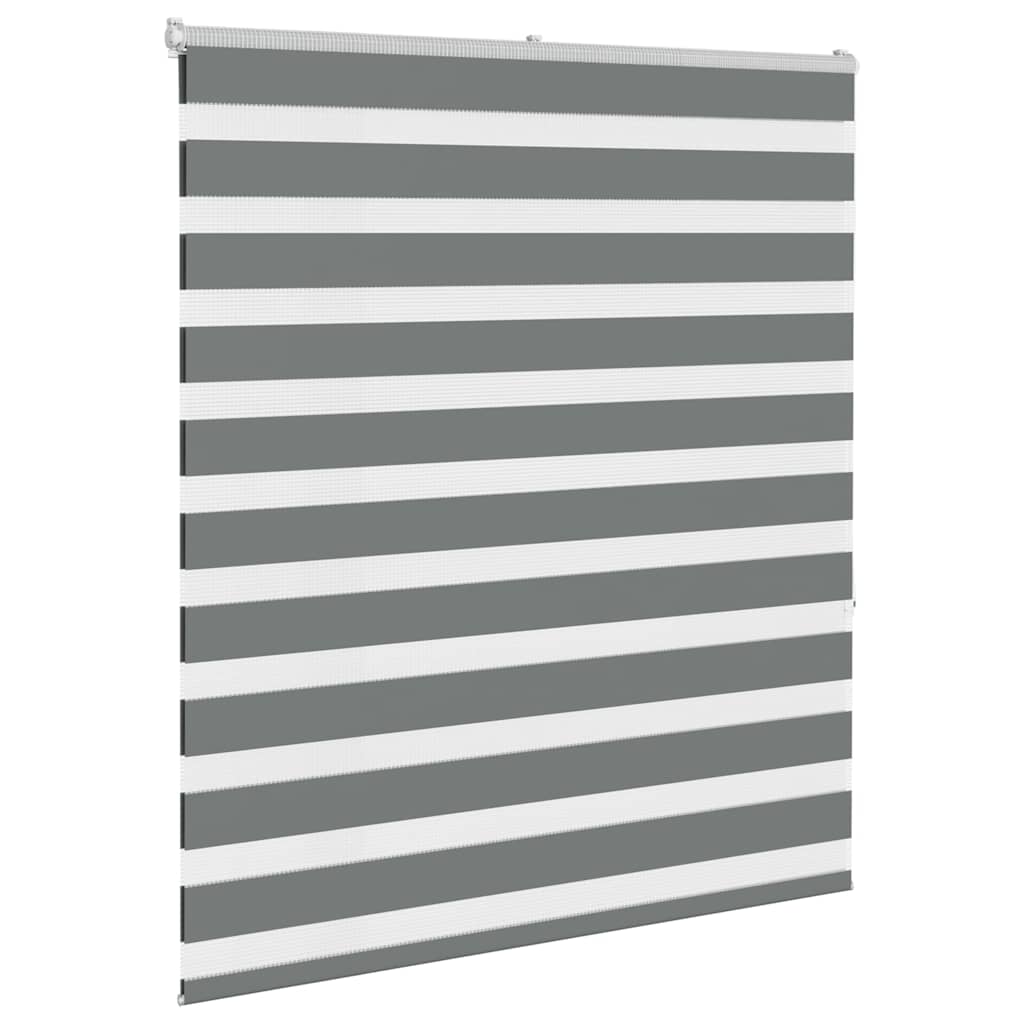 Doppelrollo Dunkelgrau 125x150 cm Stoffbreite 120,9 cm Polyester