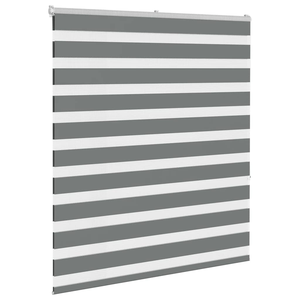 Doppelrollo Dunkelgrau 130x150cm Stoffbreite 125,9 cm Polyester