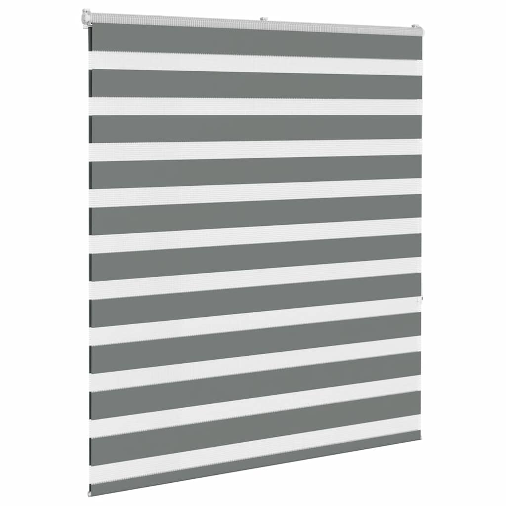 Doppelrollo Dunkelgrau 135x150 cm Stoffbreite 130,9 cm Polyester