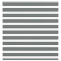 Doppelrollo Dunkelgrau 140x150 cm Stoffbreite 135,9 cm Polyester