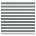Doppelrollo Dunkelgrau 155x150 cm Stoffbreite 150,9 cm Polyester