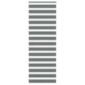 Doppelrollo Dunkelgrau 80x200 cm Stoffbreite 75,9 cm Polyester